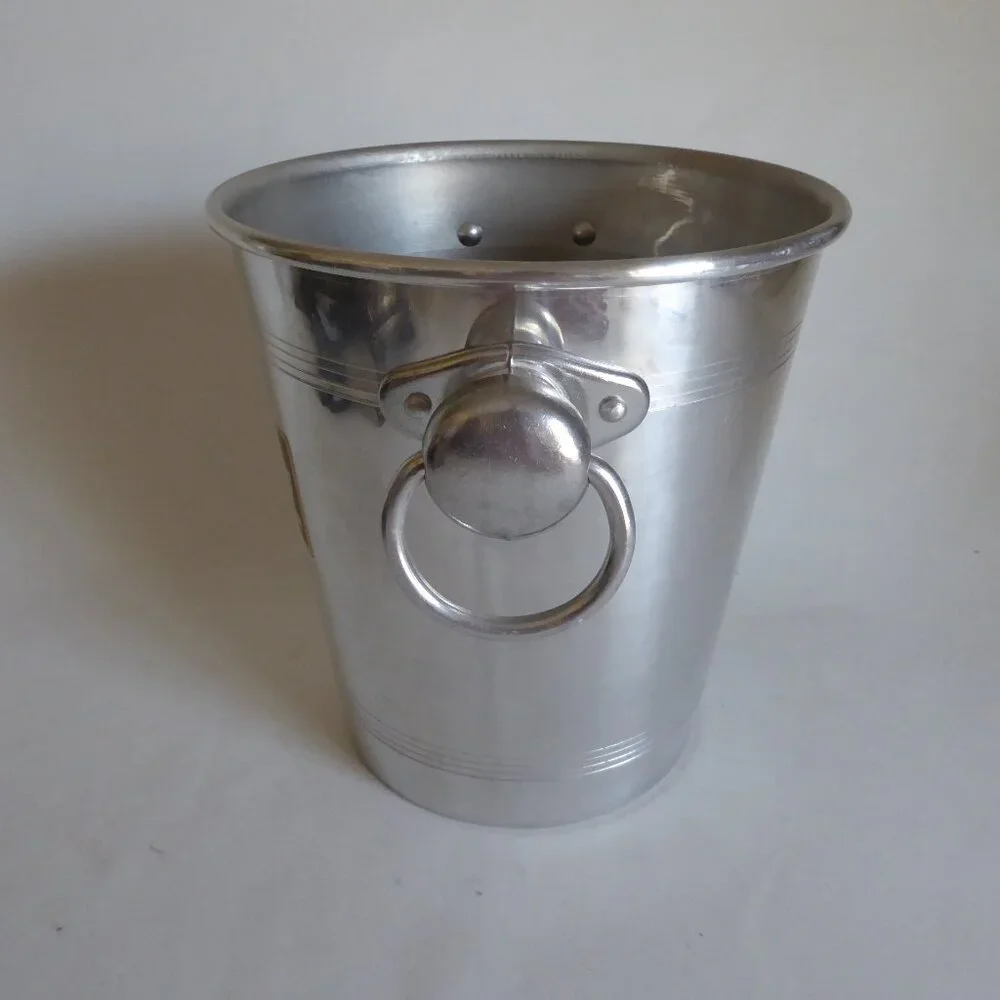 VINTAGE FRENCH CHAMPAGNE DEUTZ ALUMINUM ICE BUCKET COOLER CHILLER